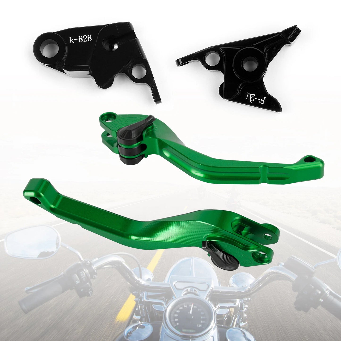 CNC Short Brake Clutch Lever for Kawasaki Z750/Z800 (2007-2016)