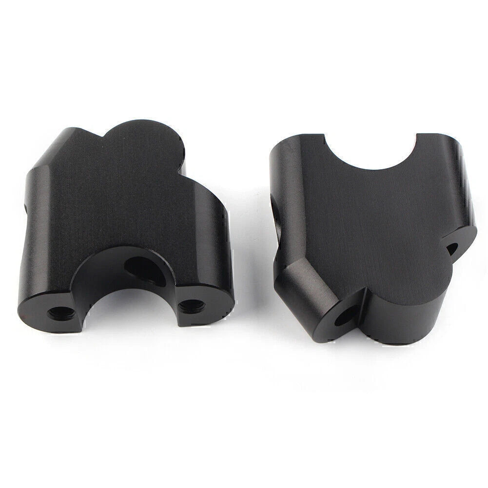 Black HandleBar Bar Risers Mount Clamp Adapter for BMW F800R (2015-2017)