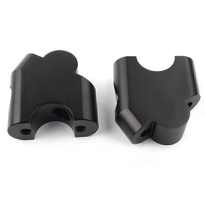 Black HandleBar Bar Risers Mount Clamp Adapter for BMW F800R (2015-2017)