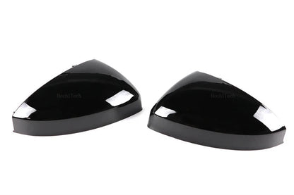 Gloss Black Side Wing Mirror Caps w Lane Assist for Audi TT TTS (2014–2023)