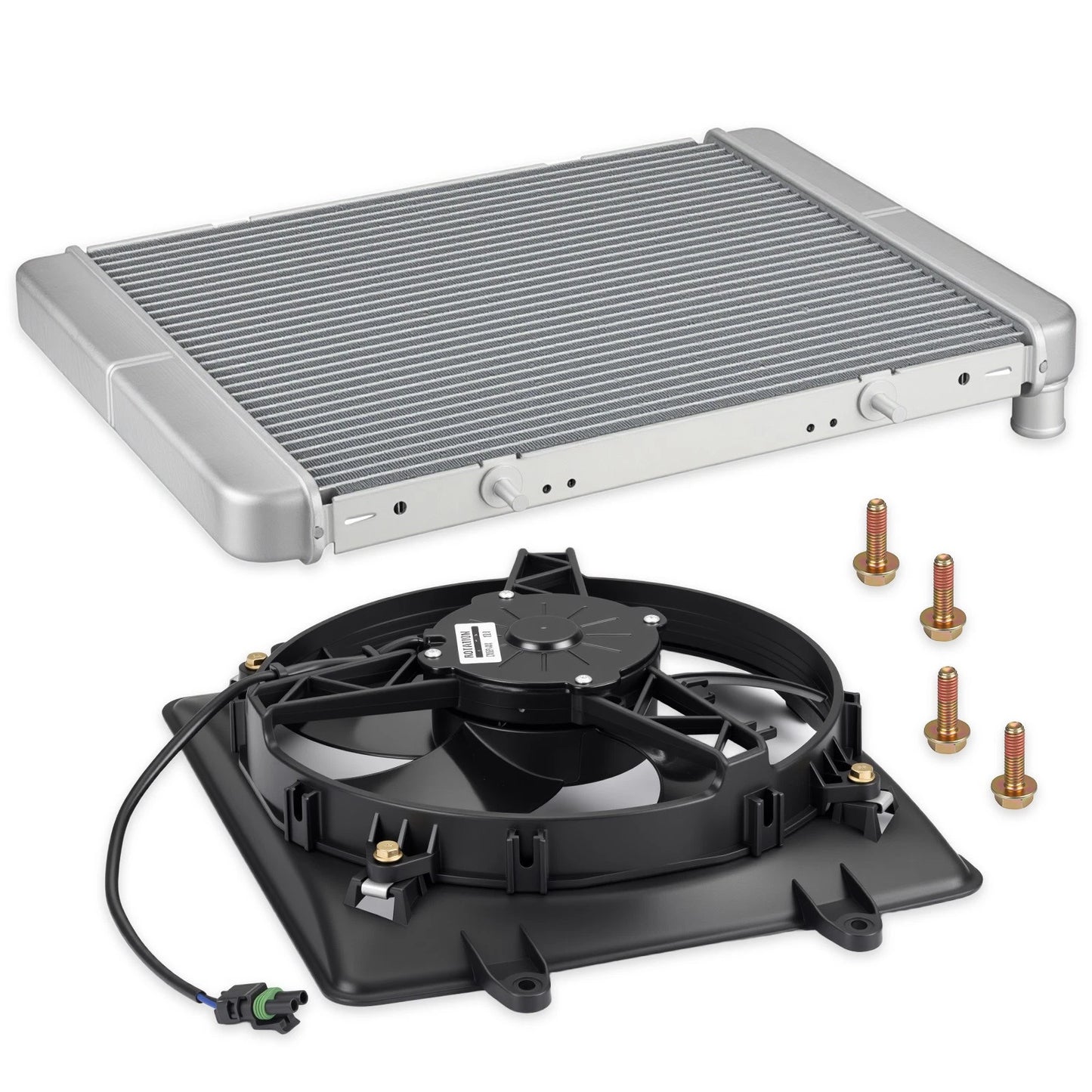 Aluminum Radiator & Cooling Fan for Polaris Sportsman 700 800 EFI (2004–2014)