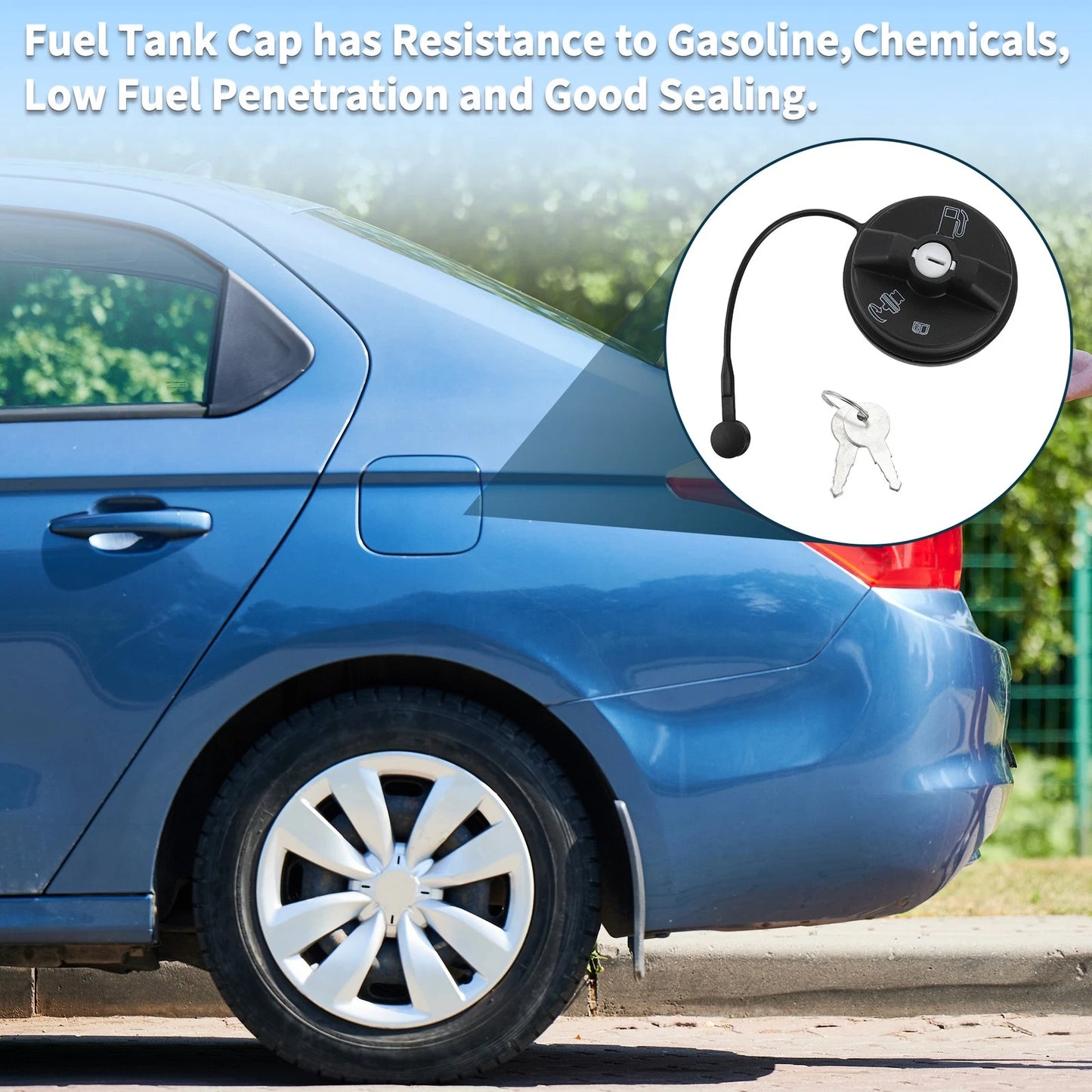 Locking Gas Fuel Cap for Chevrolet Buick Cadillac