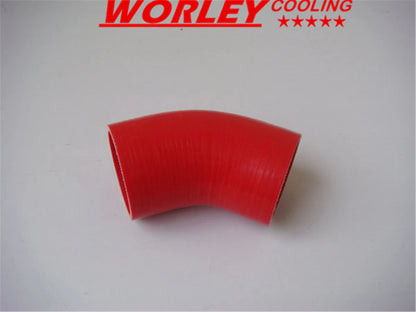 2 x 64mm 2.5" 45�� Elbow Silicone Hose Coupler for CA