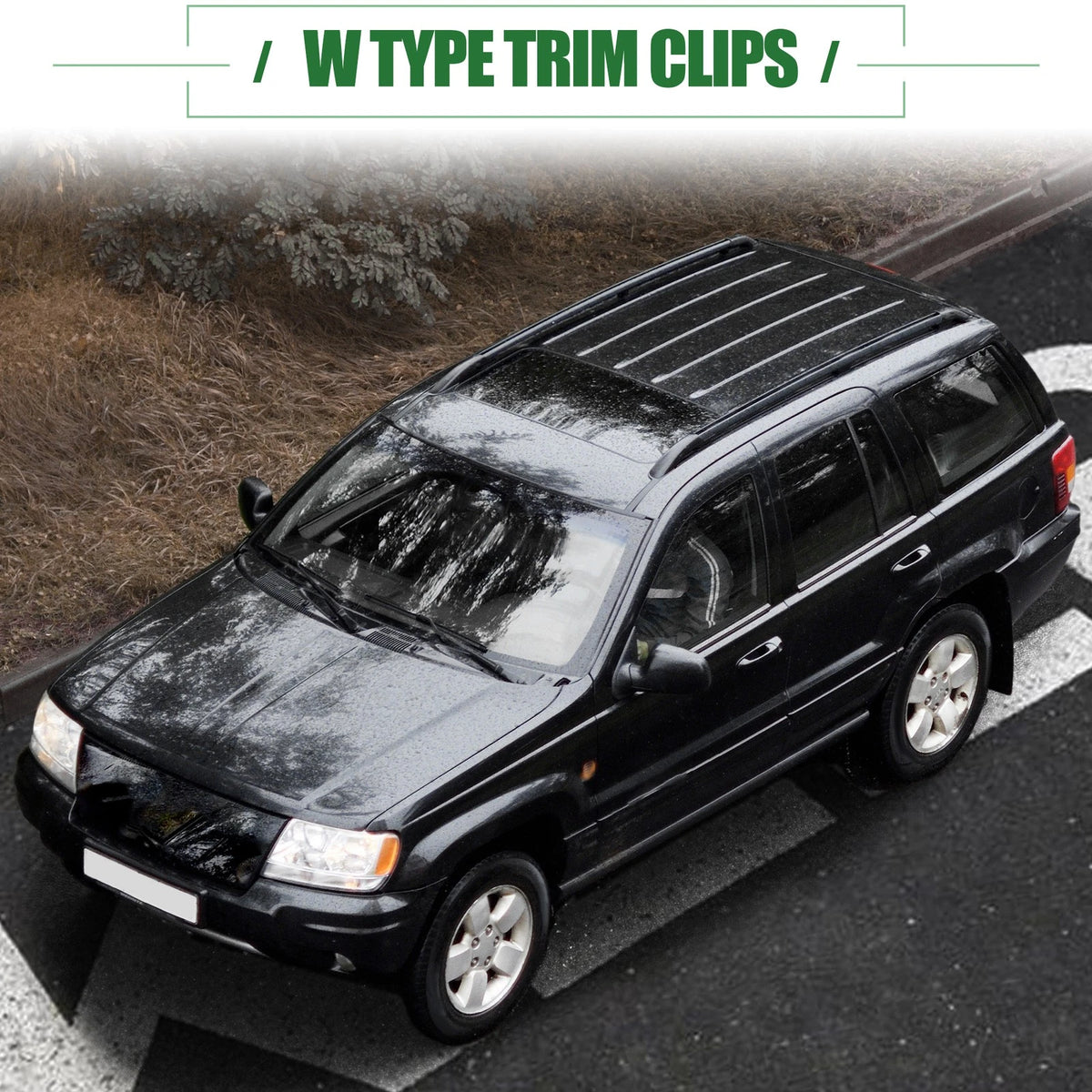 Trim Clips for Jeep Grand Cherokee 2012-2021 - 25 x Car W Type Clips