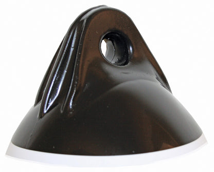 Heavy Duty White Boat Fender with Black End PVC 620mm x 210mm