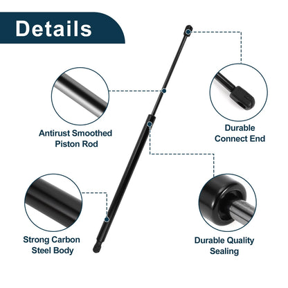 Rear Window Glass & Rear Hatch Lift Supports Struts for Chevrolet Suburban 1500
