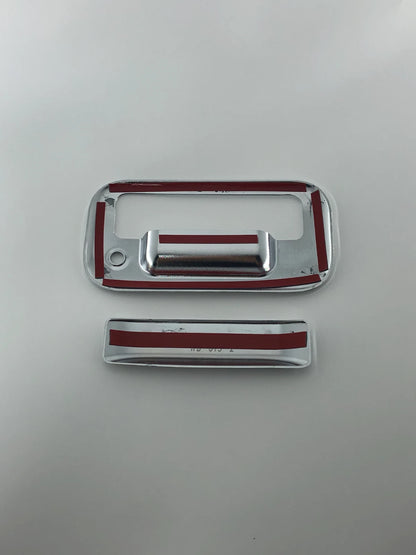 Rear Chrome Tailgate Handle Bowl Lid Cover Trim for Ford F-150 (2004-2014)