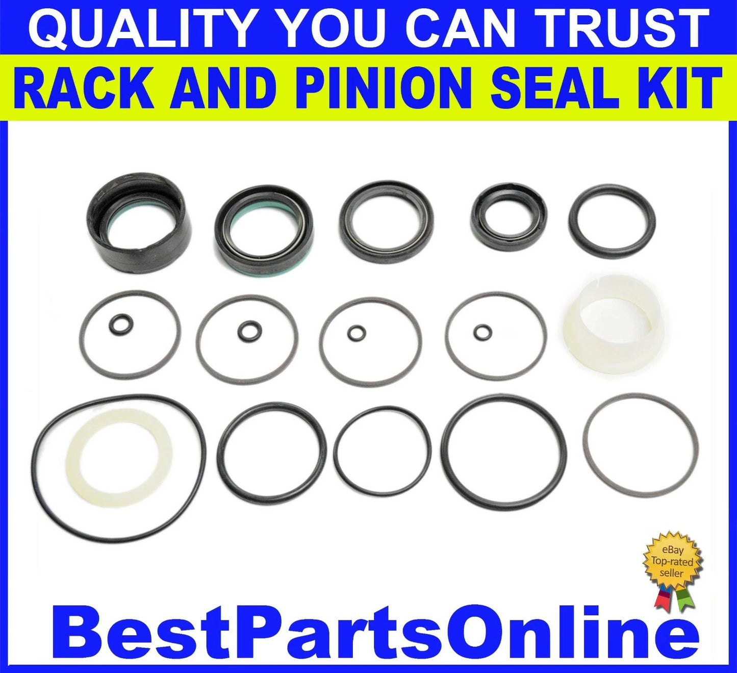 Power Steering Rack Seal Kit 38MM for Audi A4 Quattro (2001–2003)