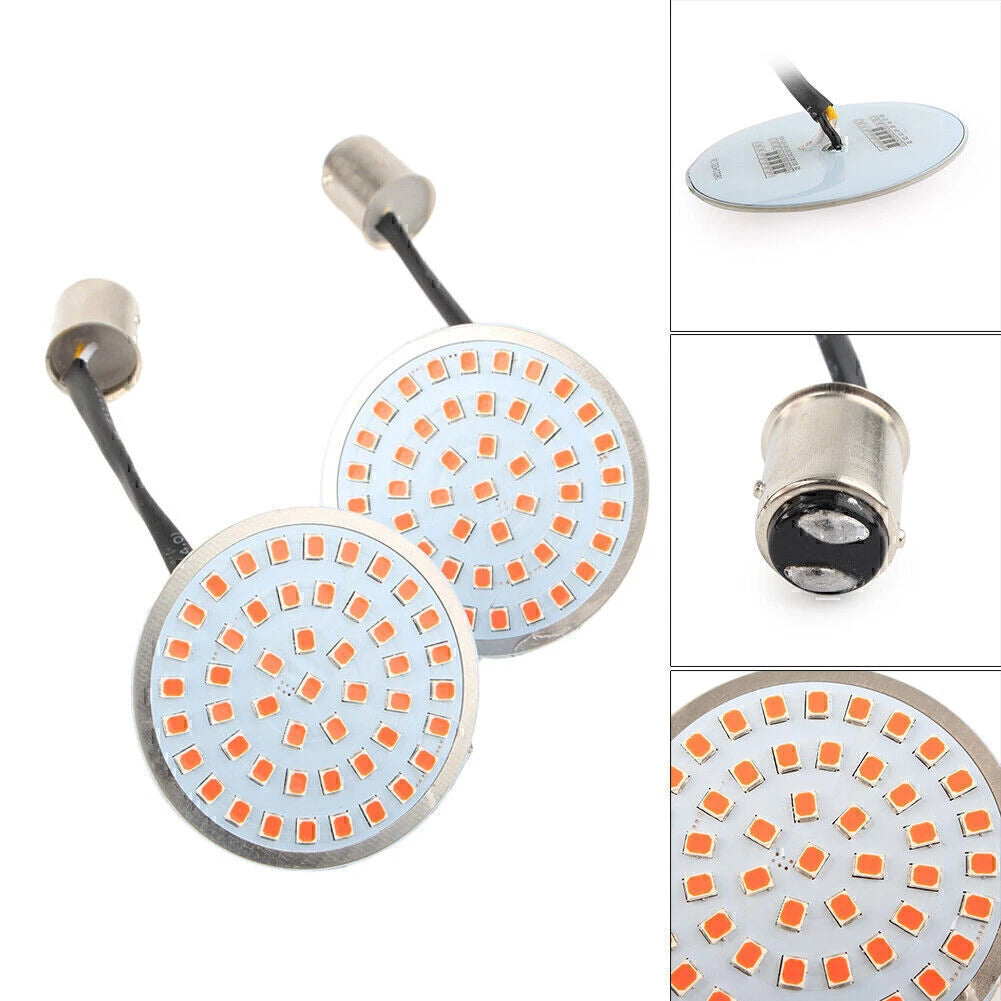 48 LED Rear Turn Signal Light Bulbs for Harley (UK)