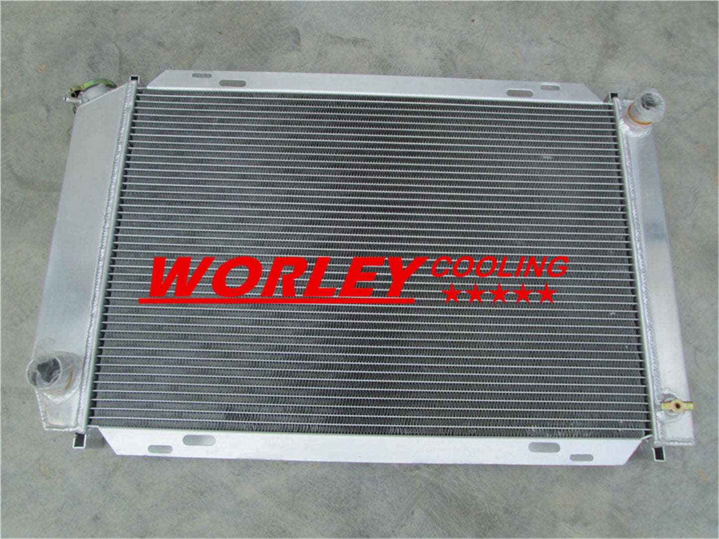 2ROW Aluminum Radiator + Fan for Ford Mustang (1979-1993)