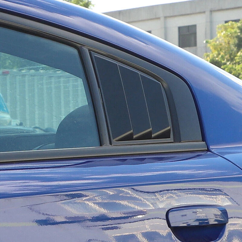 Body Side Window Cowl Louvers Air Vent Scoop Shade Cover Black for Dodge Charger (2011-2023)