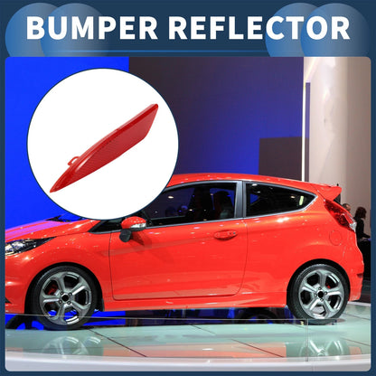 Bumper Reflector for Ford Fiesta Sedan Red Rear Left (2009-2012)