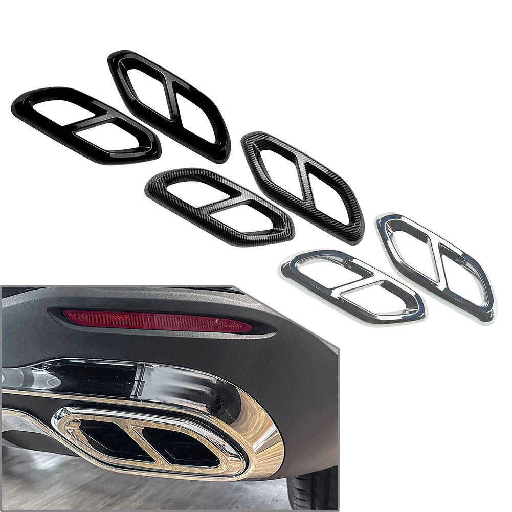 Exhaust Tail Pipe Muffler Tip Cover for Mercedes Benz GLC Class (2022-)