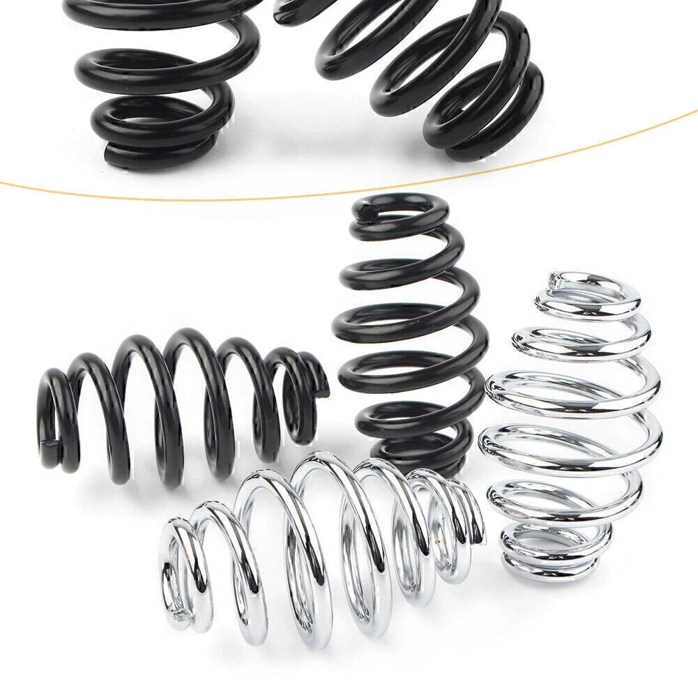 3" Barrel Coiled Solo Seat Springs for Harley Chopper Bobber Softail