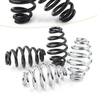 3" Barrel Coiled Solo Seat Springs for Harley Chopper Bobber Softail