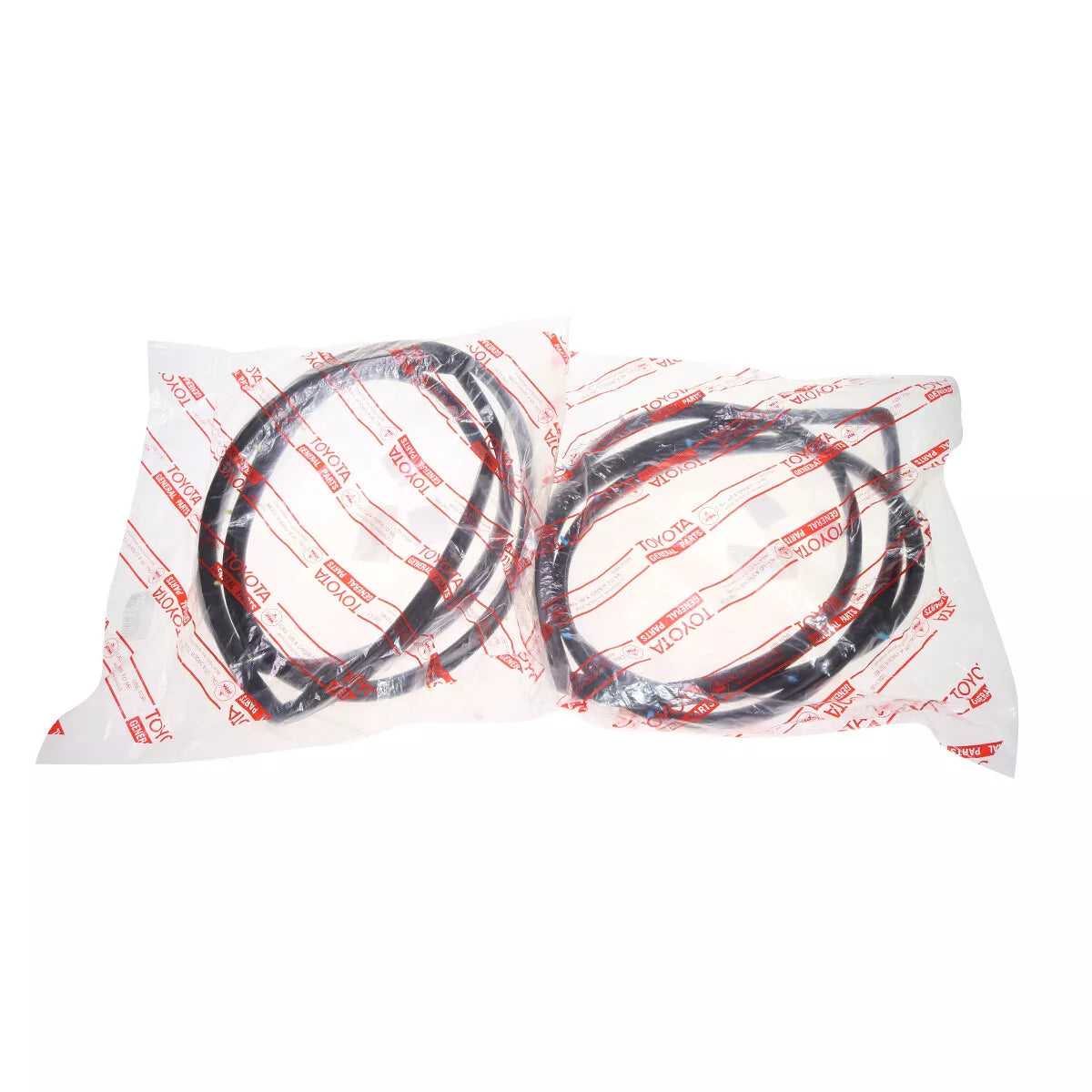 Rear Door Weatherstrip Seal x2 for Toyota Corolla Sedan DX KE70 AE71 TE71 TE72