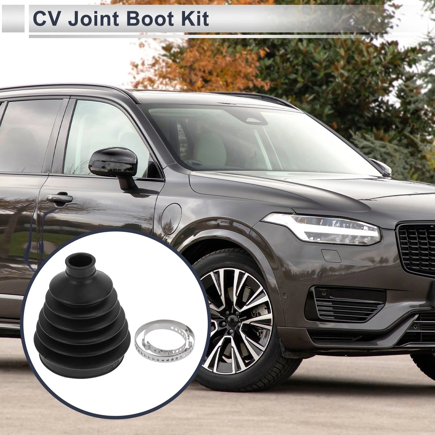 Outer CV Joint Boot Kit with Clamps for Volvo XC90 (2005-2014)