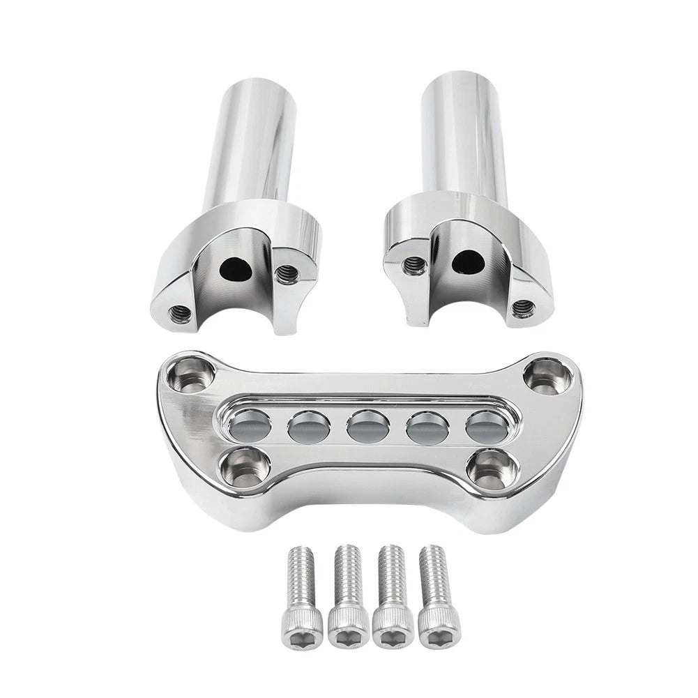 4" Handlebar Riser 1" Top Clamp for Harley Road Glide Softail