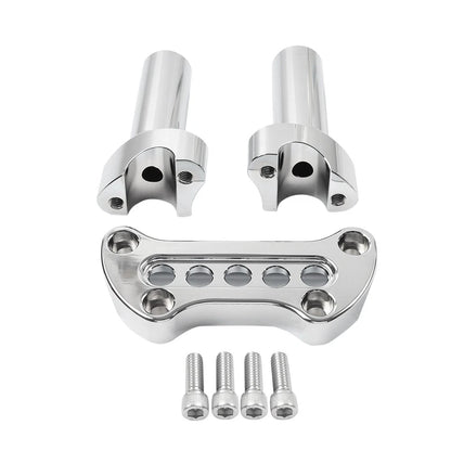 4" Handlebar Riser 1" Top Clamp for Harley Road Glide Softail