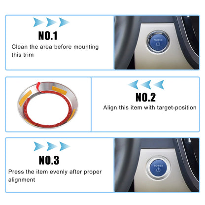 Engine Start Stop Button Cover for Toyota 80 Series (1990-1997)