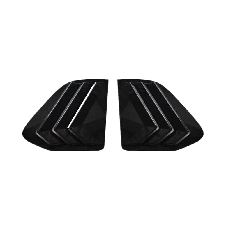 2 x Glossy Black Louver Shutter Cover Trim for Toyota Corolla Cross (2022–2022)