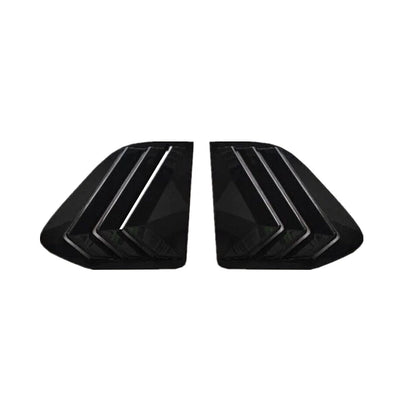 2 x Glossy Black Louver Shutter Cover Trim for Toyota Corolla Cross (2022–2022)