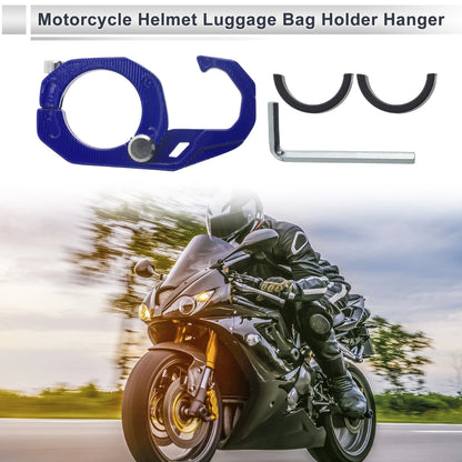 Motorcycle Hanging Hook / 1 Set / Hexagonal Aluminum Alloy Blue for Scooters