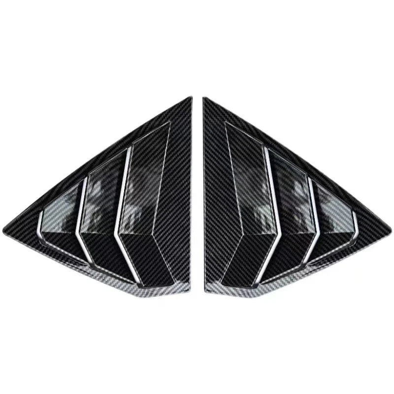 2x Carbon Look Side Window Louver Shutter Cover Trim Buick Regal (2017–2021)