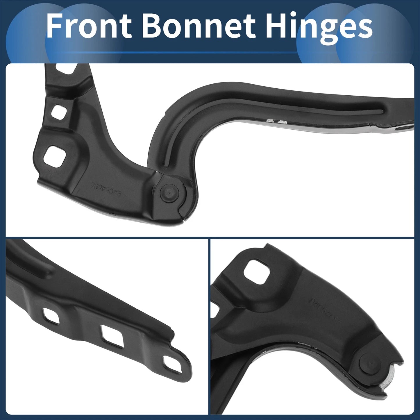 Hood Hinges 1 Pair for Chevrolet Equinox (2018 - 2023) Front Bonnet Bracket