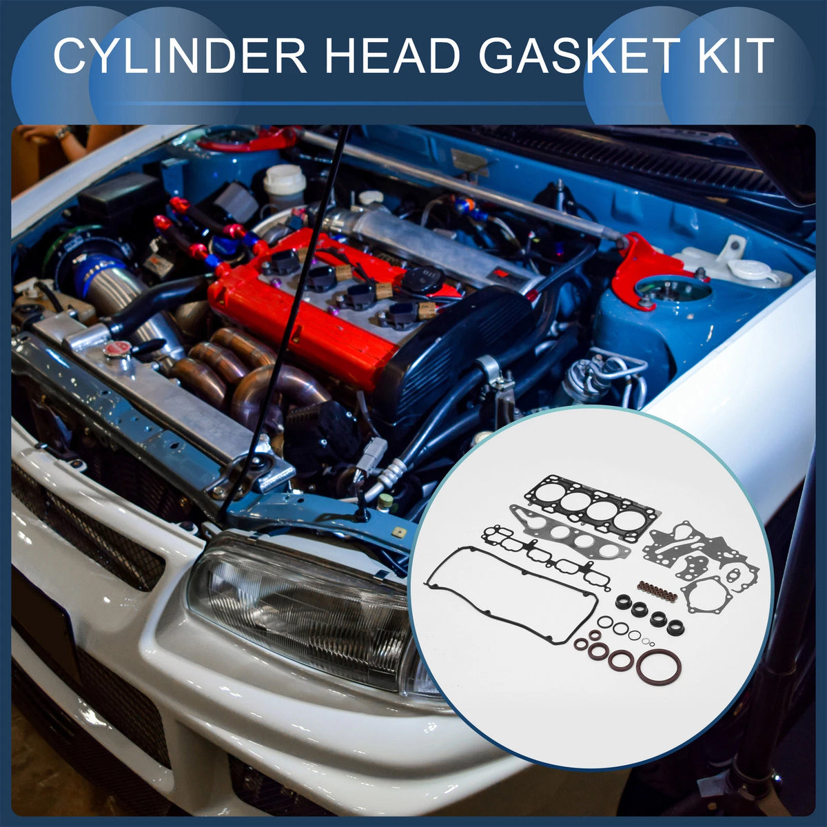 Cylinder Head Gasket Kit for Mitsubishi 4G69 (CU5W) (2003-2008)