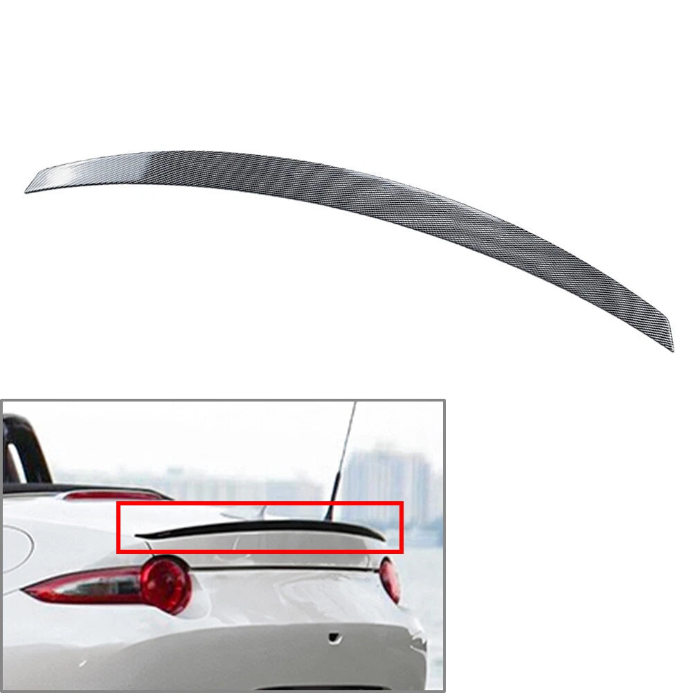 Carbon Fiber Tail Wing Spoiler for Mazda MX-5 Miata (2016-2024)