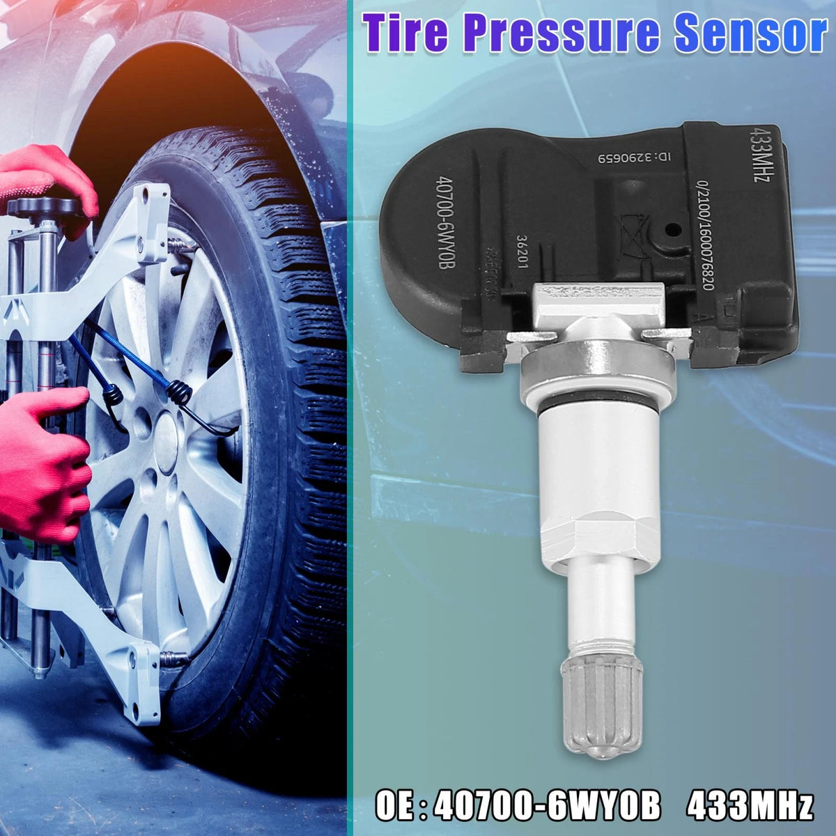433MHz TPMS Tire Pressure Sensor for Infiniti QX56 QX80