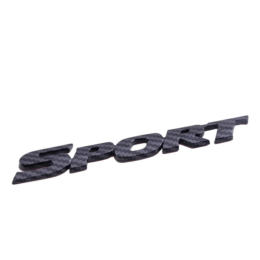 Carbon Fiber Style SPORT Logo Emblem Badge Sticker for Universal Sk (N/A)