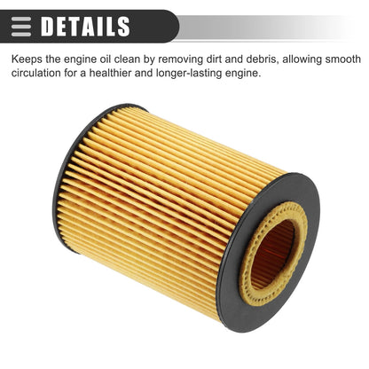 Engine Oil Filters Set for BMW 545i 645Ci 745i (2004-2006)