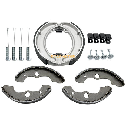 Front Rear Brake Shoes w Pins for Honda Fourtrax 300 4x4 TRX300FW (1988–2000)