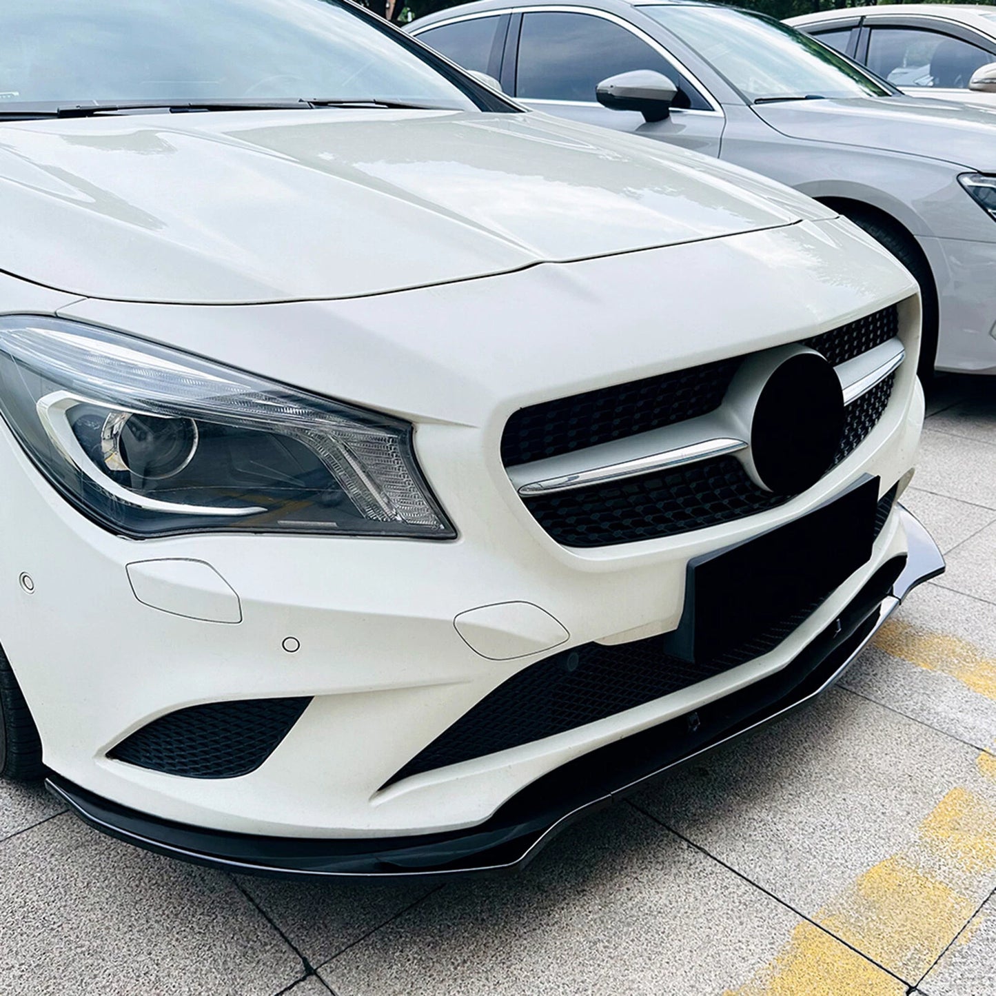 Bumper Spoiler Lip Splitter for Benz CLA Class C117 (2013-2015)