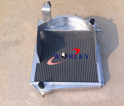Aluminum Radiator + Fan for Austin Healey Sprite, MG Midget (1958-1979)