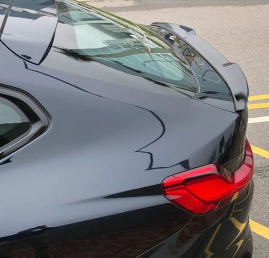 Rear Trunk Spoiler Wing Glossy Black Cover Trim for BMW X4 G02 (2019-2022)