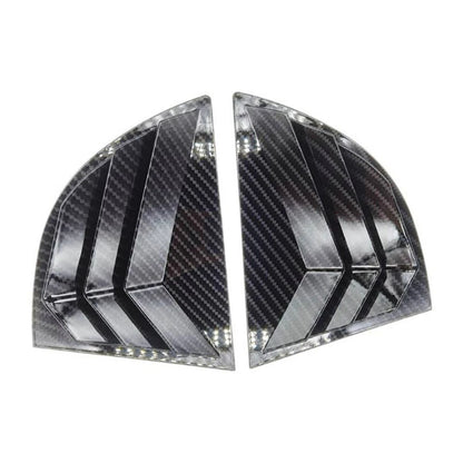 Carbon Fiber Look Vent Window Scoop Louver Cover Trim for Honda Civic (2006-2011)
