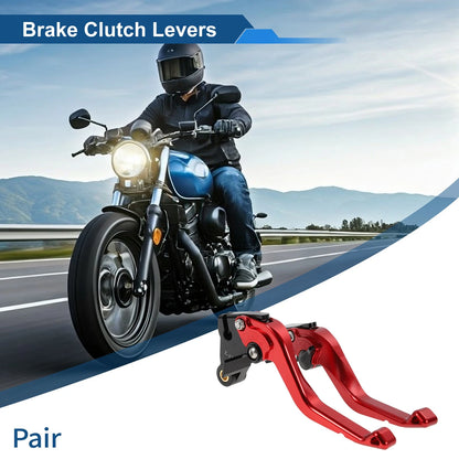 1 Pair Short Brake Clutch Levers for Kawasaki Ninja ZX-10R (2015–2024)