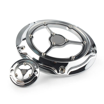 Clarity Derby & Timer Timing Covers for Harley Touring Chrome 2016-2023