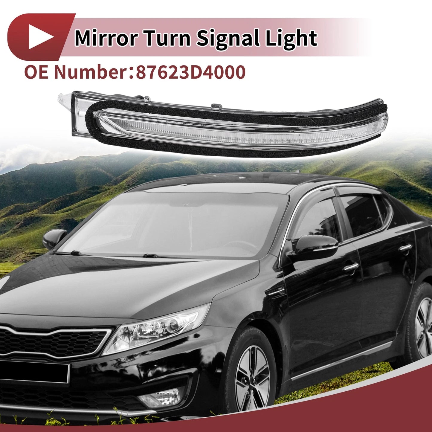 Front Right LED Turn Signal Light for Kia Optima (2017-2020)