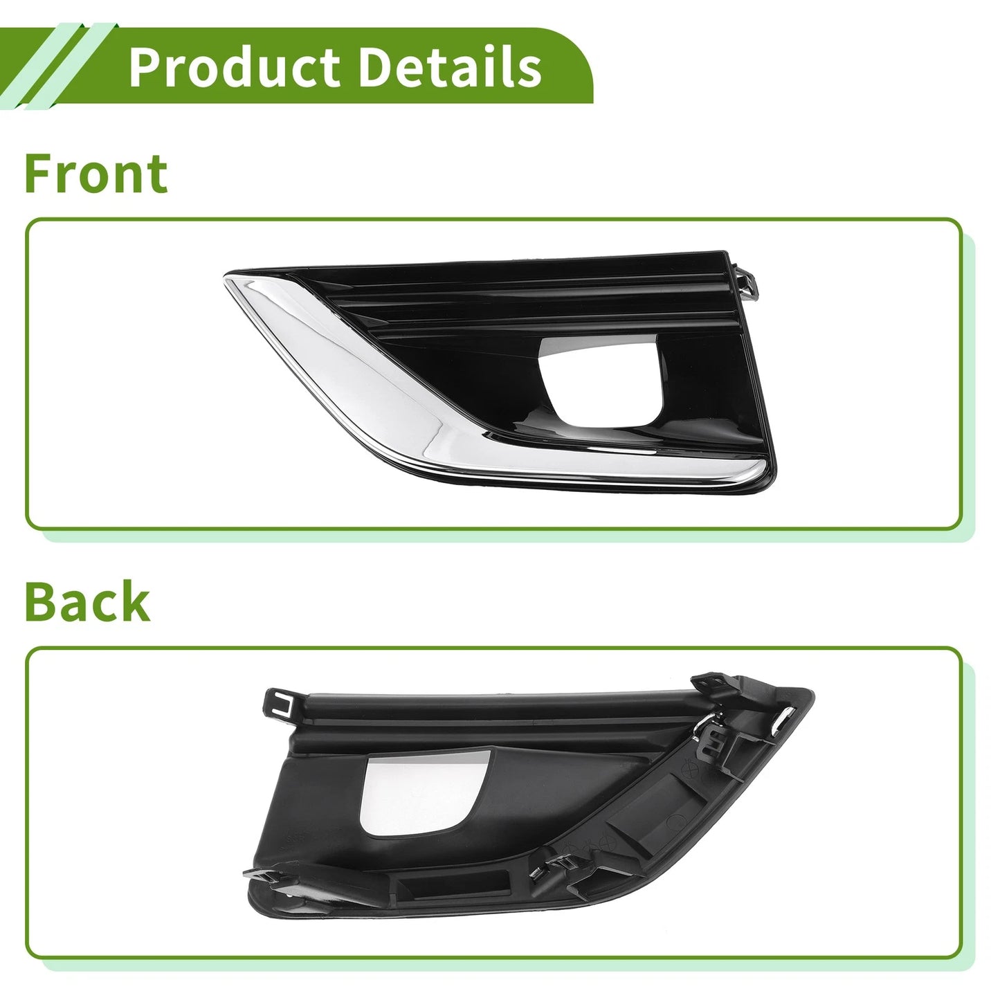 1 x Front Left Fog Light Grill for Infiniti Q50 (2018 - 2020)