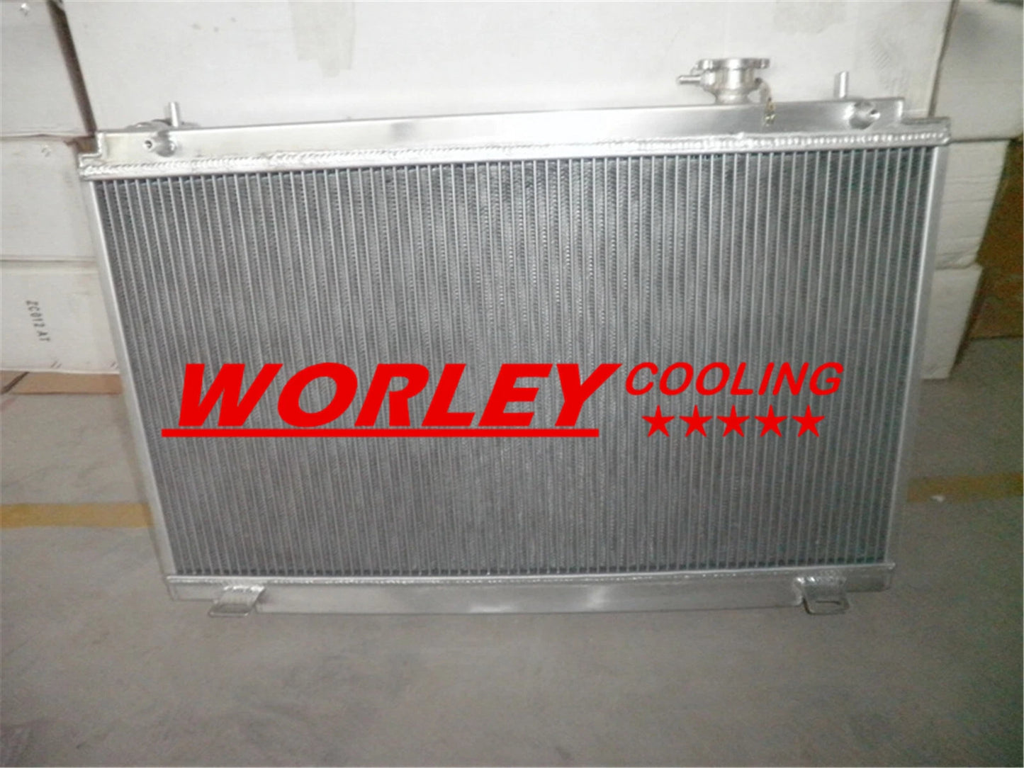 Aluminum Radiator for Nissan Fairlady 350Z Z33 (2003-2006) + Fans
