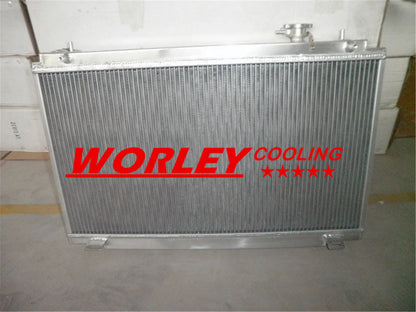 Aluminum Radiator for Nissan Fairlady 350Z Z33 (2003-2006) + Fans