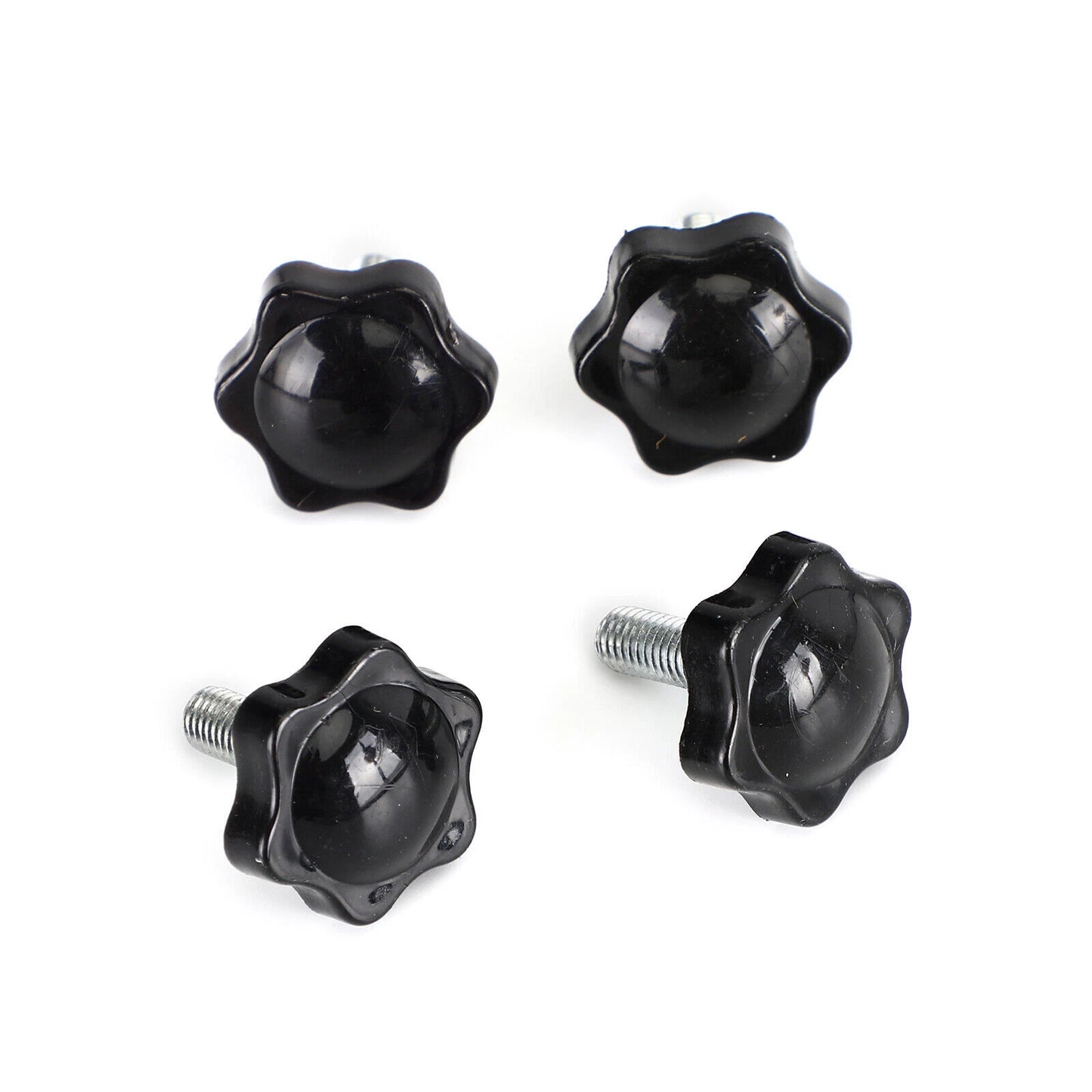 4 x Saddlebag Lever Lock Bolts Silver for Harley Glide King (1996-2019)