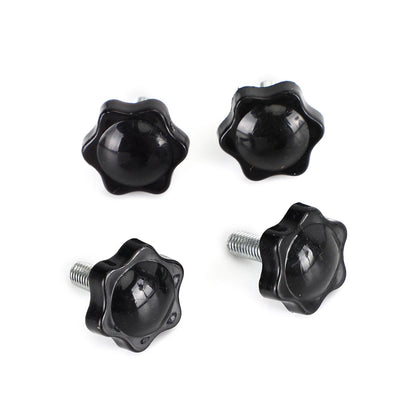 4 x Saddlebag Lever Lock Bolts Silver for Harley Glide King (1996-2019)