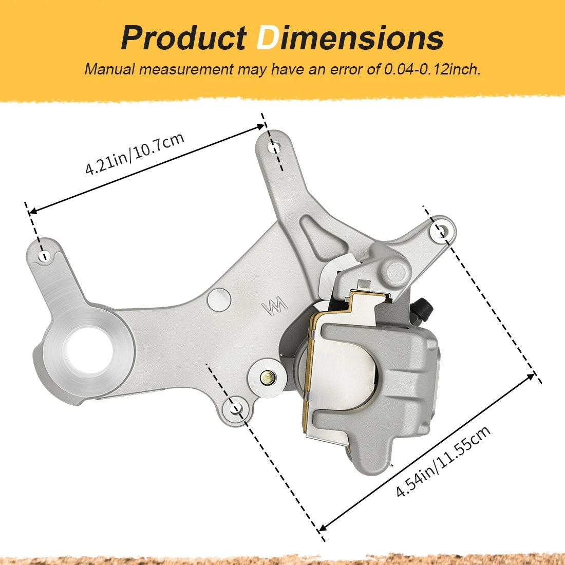 Rear Brake Caliper w/pads for Honda CR125R CR250R (1997–1999)