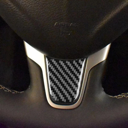 Real Carbon Fiber Steering Wheel Lower Cover Trim for Chrysler 300 2011-2023