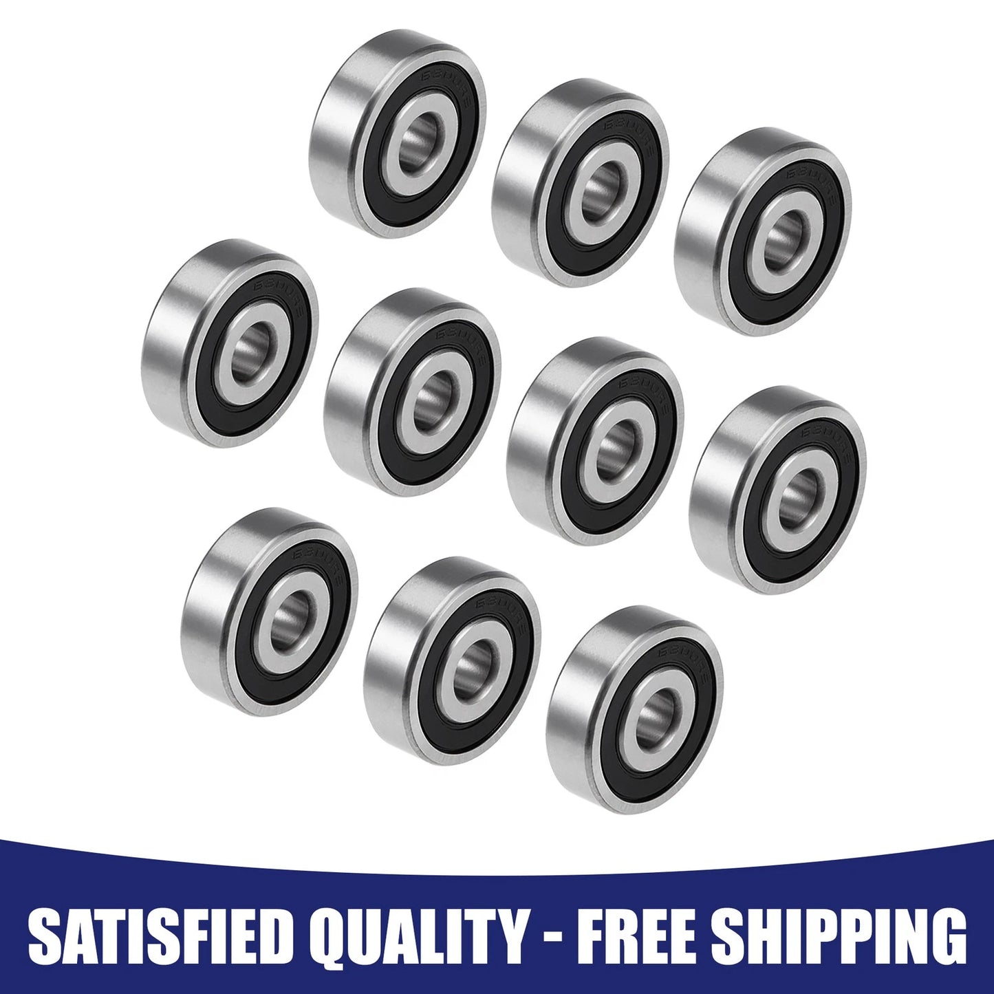 Deep Groove Ball Bearing Z2 Double Sealed Carbon Steel 10 for Make Model